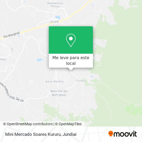 Mini Mercado Soares Kururu mapa