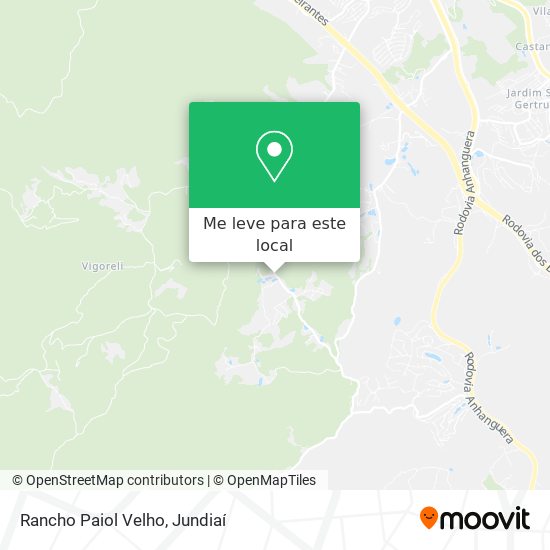 Rancho Paiol Velho mapa