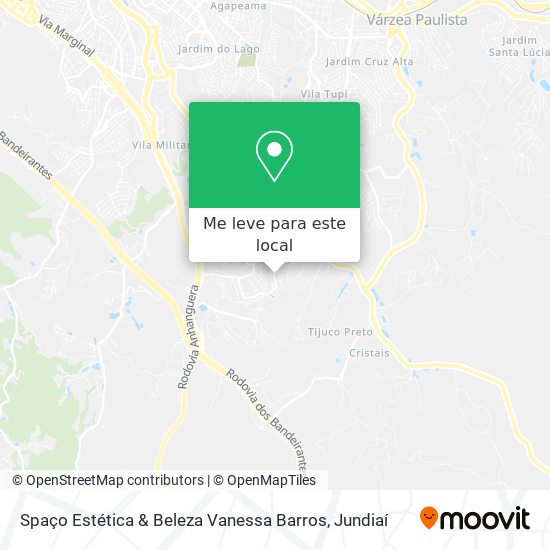 Spaço Estética & Beleza Vanessa Barros mapa
