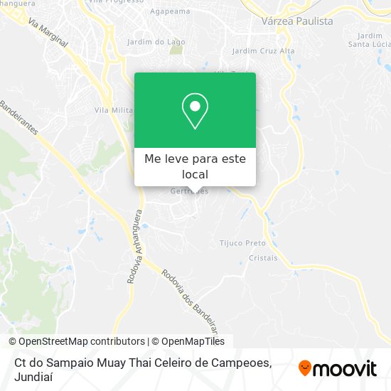 Ct do Sampaio Muay Thai Celeiro de Campeoes mapa