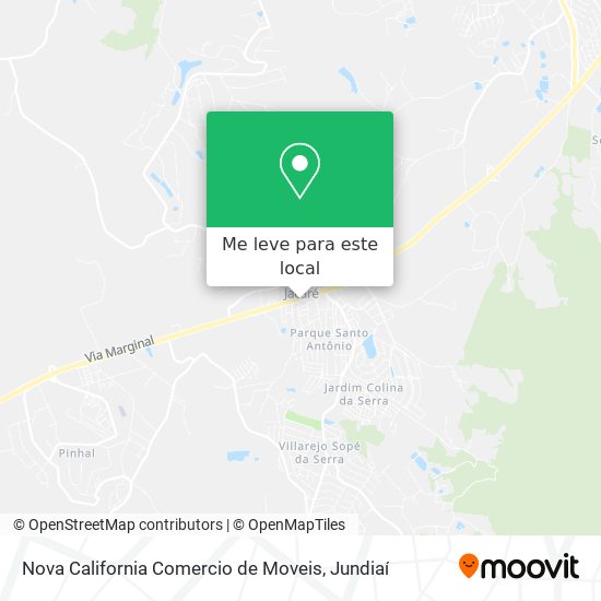 Nova California Comercio de Moveis mapa