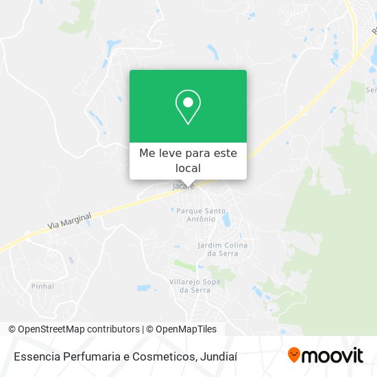 Essencia Perfumaria e Cosmeticos mapa