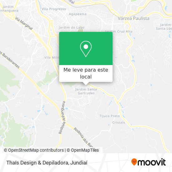 Thaís Design & Depiladora mapa