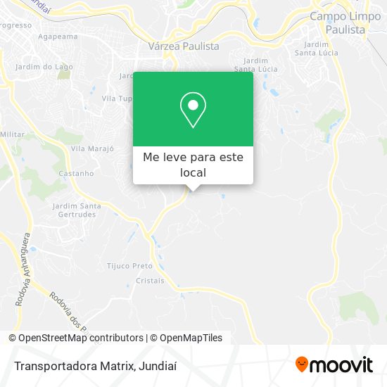 Transportadora Matrix mapa
