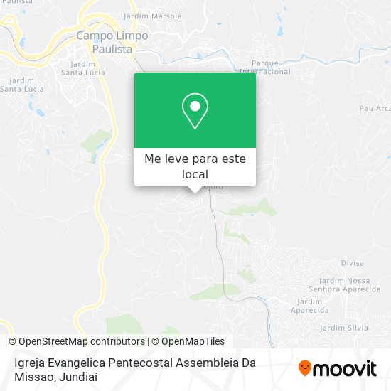 Igreja Evangelica Pentecostal Assembleia Da Missao mapa