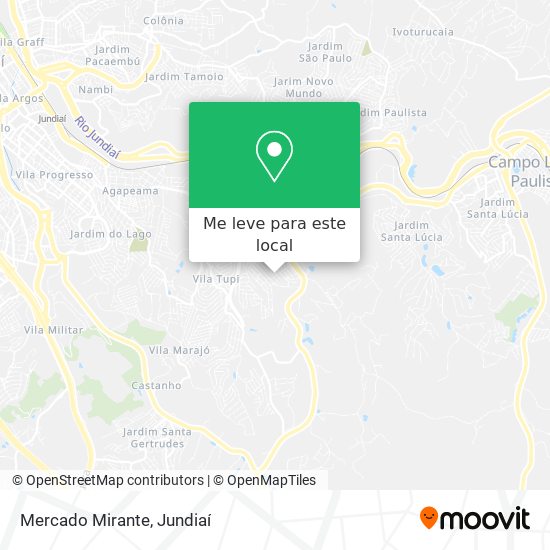 Mercado Mirante mapa