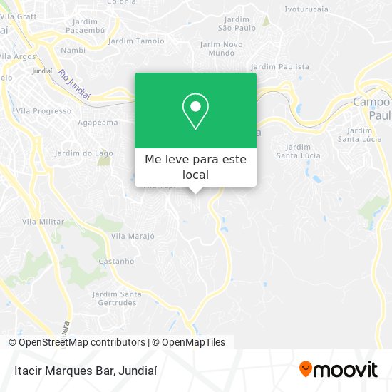 Itacir Marques Bar mapa
