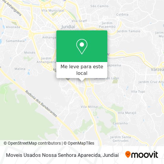 Moveis Usados Nossa Senhora Aparecida mapa