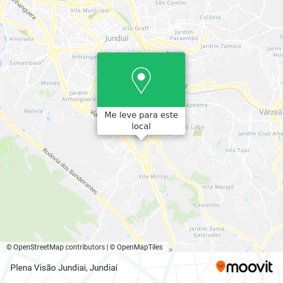 Plena Visão Jundiai mapa