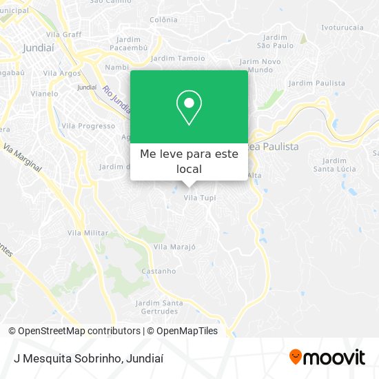 J Mesquita Sobrinho mapa