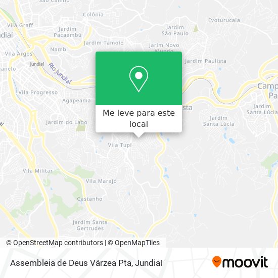 Assembleia de Deus Várzea Pta mapa