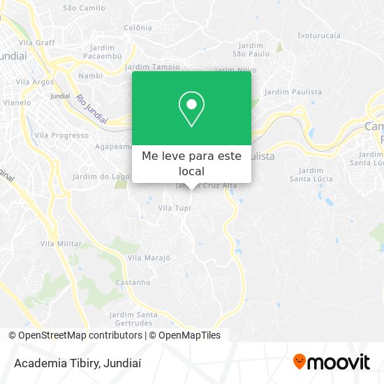 Academia Tibiry mapa