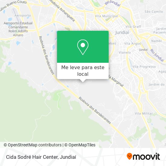 Cida Sodré Hair Center mapa