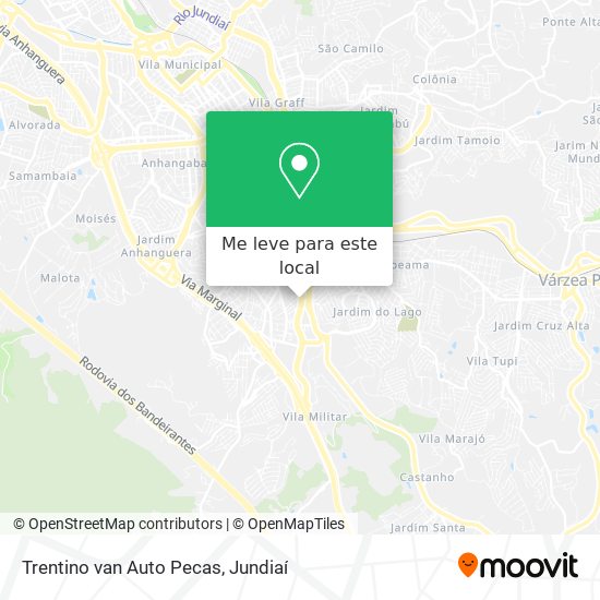 Trentino van Auto Pecas mapa
