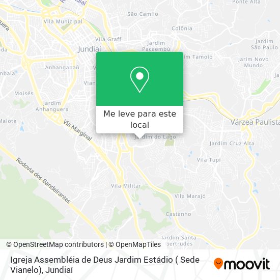 Igreja Assembléia de Deus Jardim Estádio ( Sede Vianelo) mapa