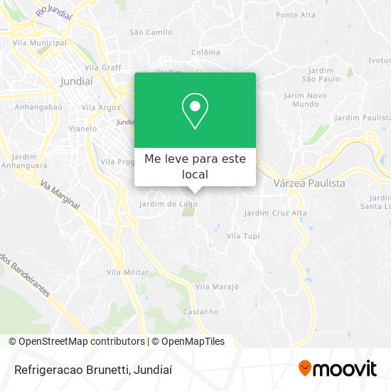 Refrigeracao Brunetti mapa