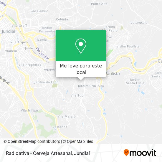 Radioativa - Cerveja Artesanal mapa