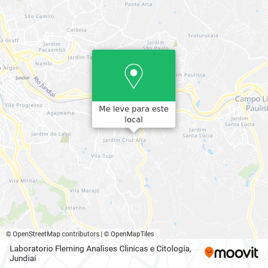 Laboratorio Fleming Analises Clinicas e Citologia mapa