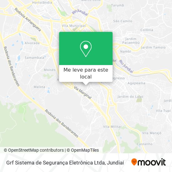 Grf Sistema de Segurança Eletrônica Ltda mapa