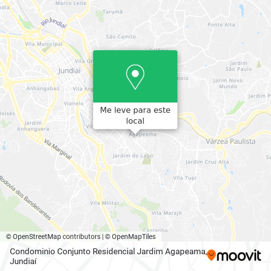 Condominio Conjunto Residencial Jardim Agapeama mapa