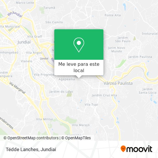 Tédde Lanches mapa