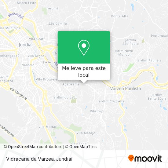 Vidracaria da Varzea mapa