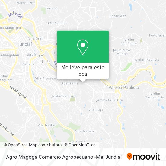 Agro Magoga Comércio Agropecuario -Me mapa