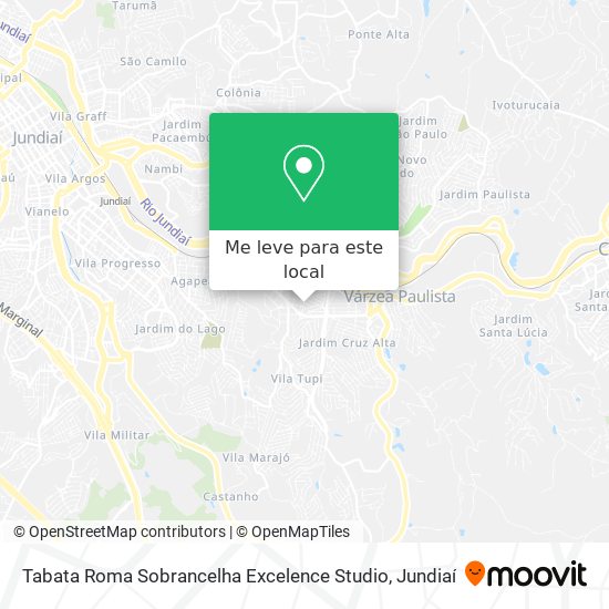 Tabata Roma Sobrancelha Excelence Studio mapa