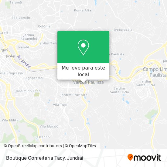 Boutique Confeitaria Tacy mapa