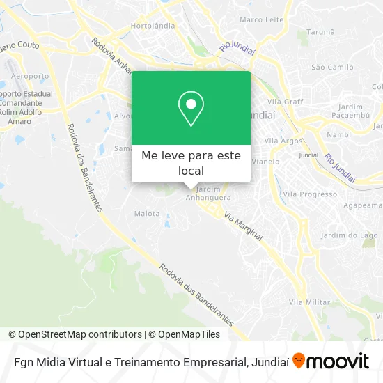 Fgn Midia Virtual e Treinamento Empresarial mapa