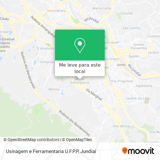 Usinagem e Ferramentaria U.F.P.P mapa