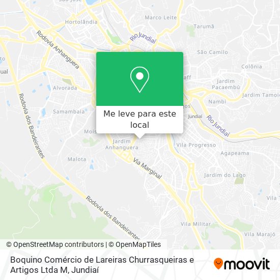 Boquino Comércio de Lareiras Churrasqueiras e Artigos Ltda M mapa