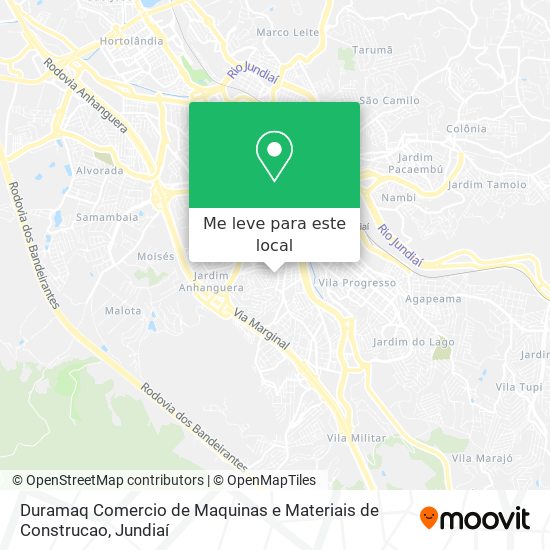 Duramaq Comercio de Maquinas e Materiais de Construcao mapa