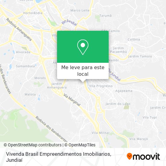 Vivenda Brasil Empreendimentos Imobiliarios mapa