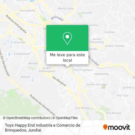 Toys Happy End Industria e Comercio de Brinquedos mapa