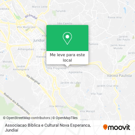 Associacao Biblica e Cultural Nova Esperanca mapa