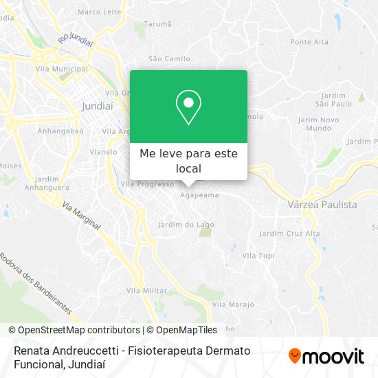 Renata Andreuccetti - Fisioterapeuta Dermato Funcional mapa
