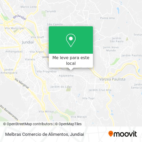 Melbras Comercio de Alimentos mapa