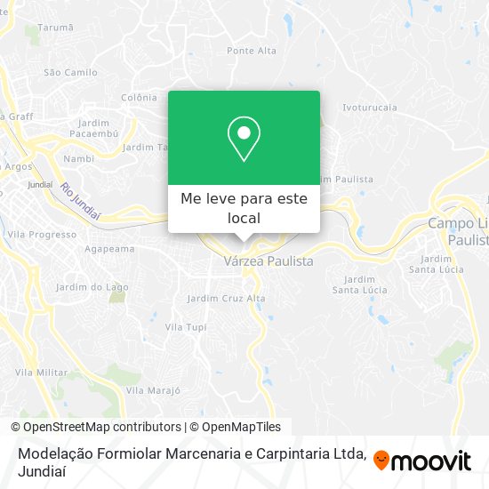 Modelação Formiolar Marcenaria e Carpintaria Ltda mapa