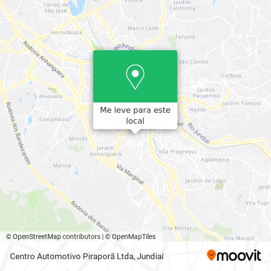 Centro Automotivo Piraporã Ltda mapa