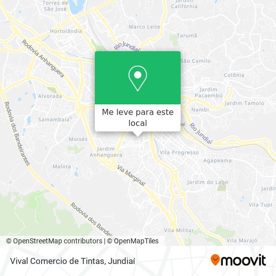 Vival Comercio de Tintas mapa
