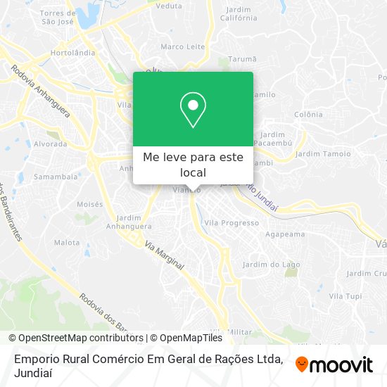 Emporio Rural Comércio Em Geral de Rações Ltda mapa