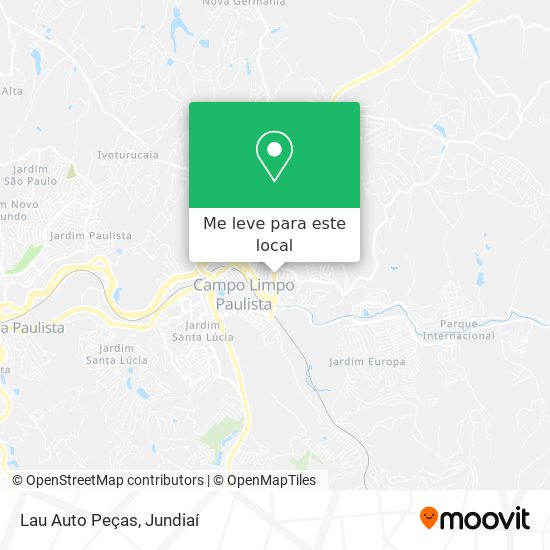 Lau Auto Peças mapa
