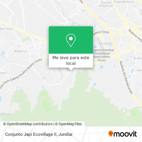 Conjunto Japi Ecovillage II mapa