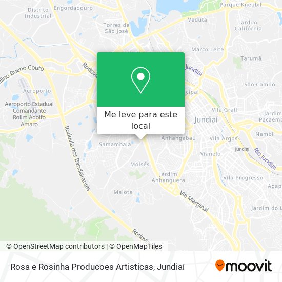 Rosa e Rosinha Producoes Artisticas mapa