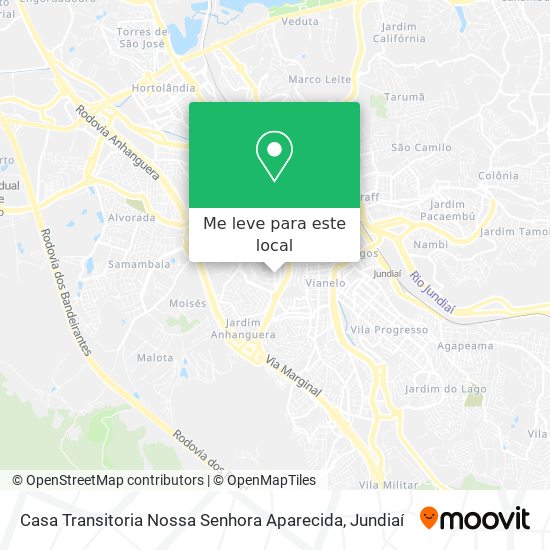 Casa Transitoria Nossa Senhora Aparecida mapa