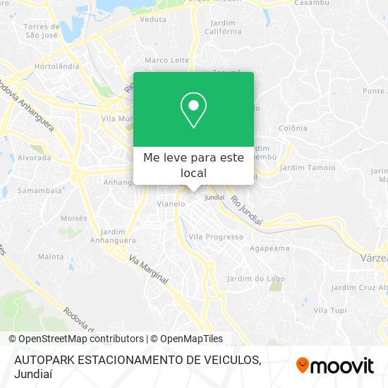AUTOPARK ESTACIONAMENTO DE VEICULOS mapa