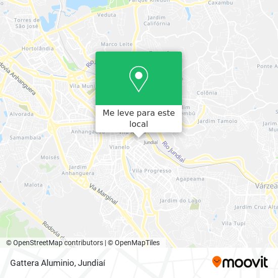Gattera Aluminio mapa