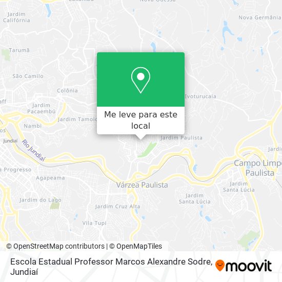 Escola Estadual Professor Marcos Alexandre Sodre mapa