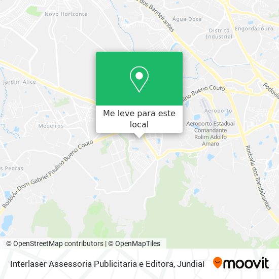 Interlaser Assessoria Publicitaria e Editora mapa